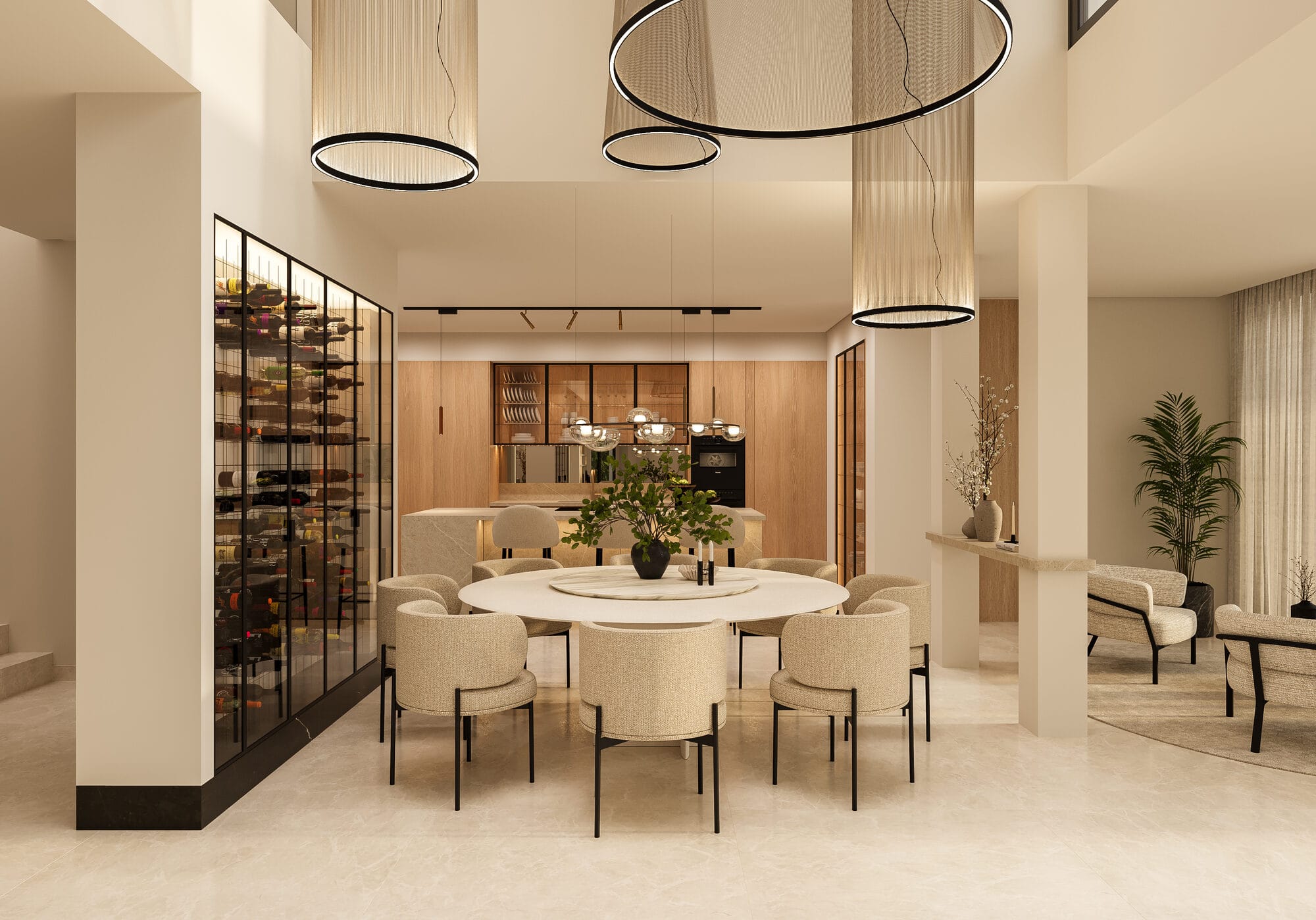 Dining, evening