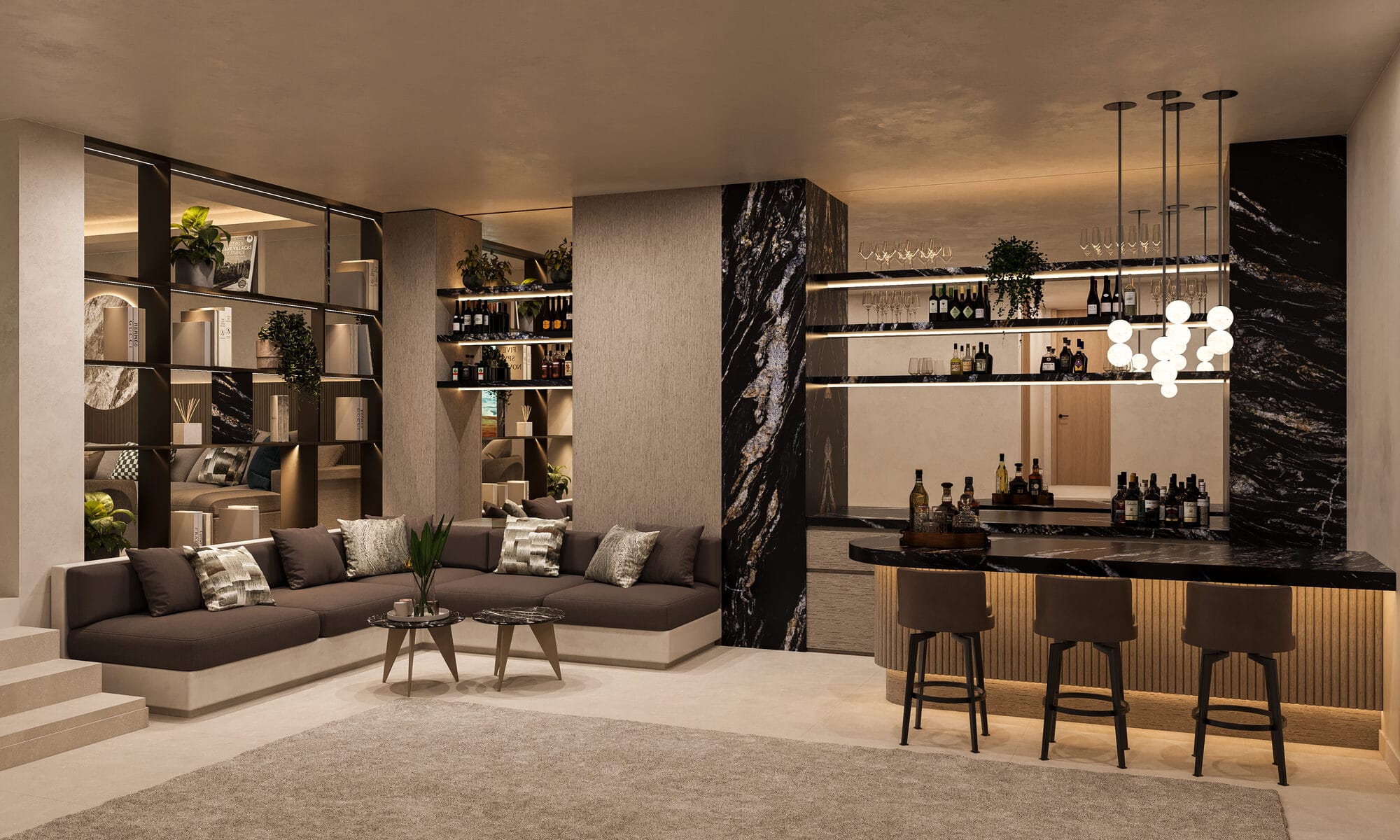 Games room and bar