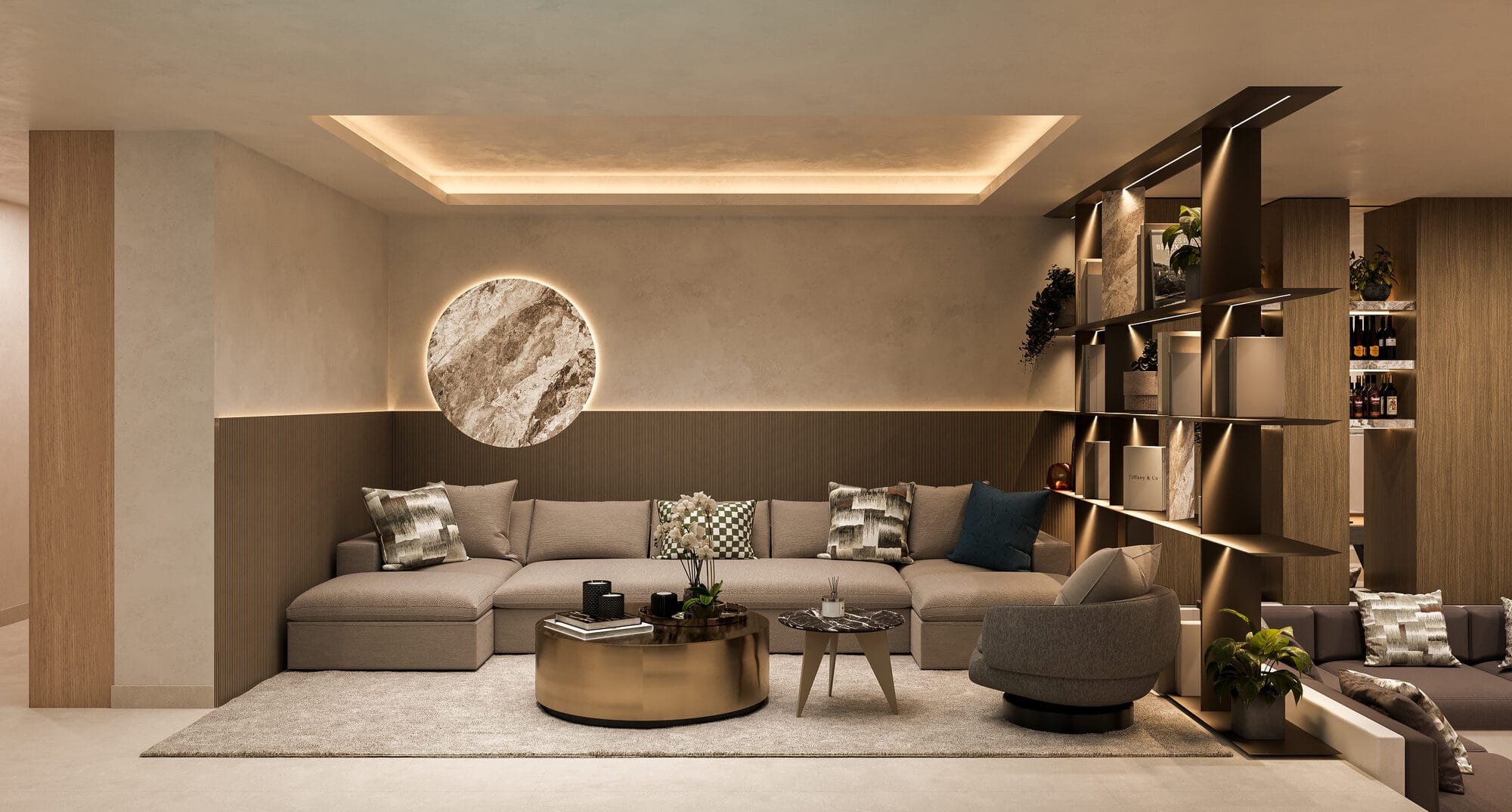 Media and games room