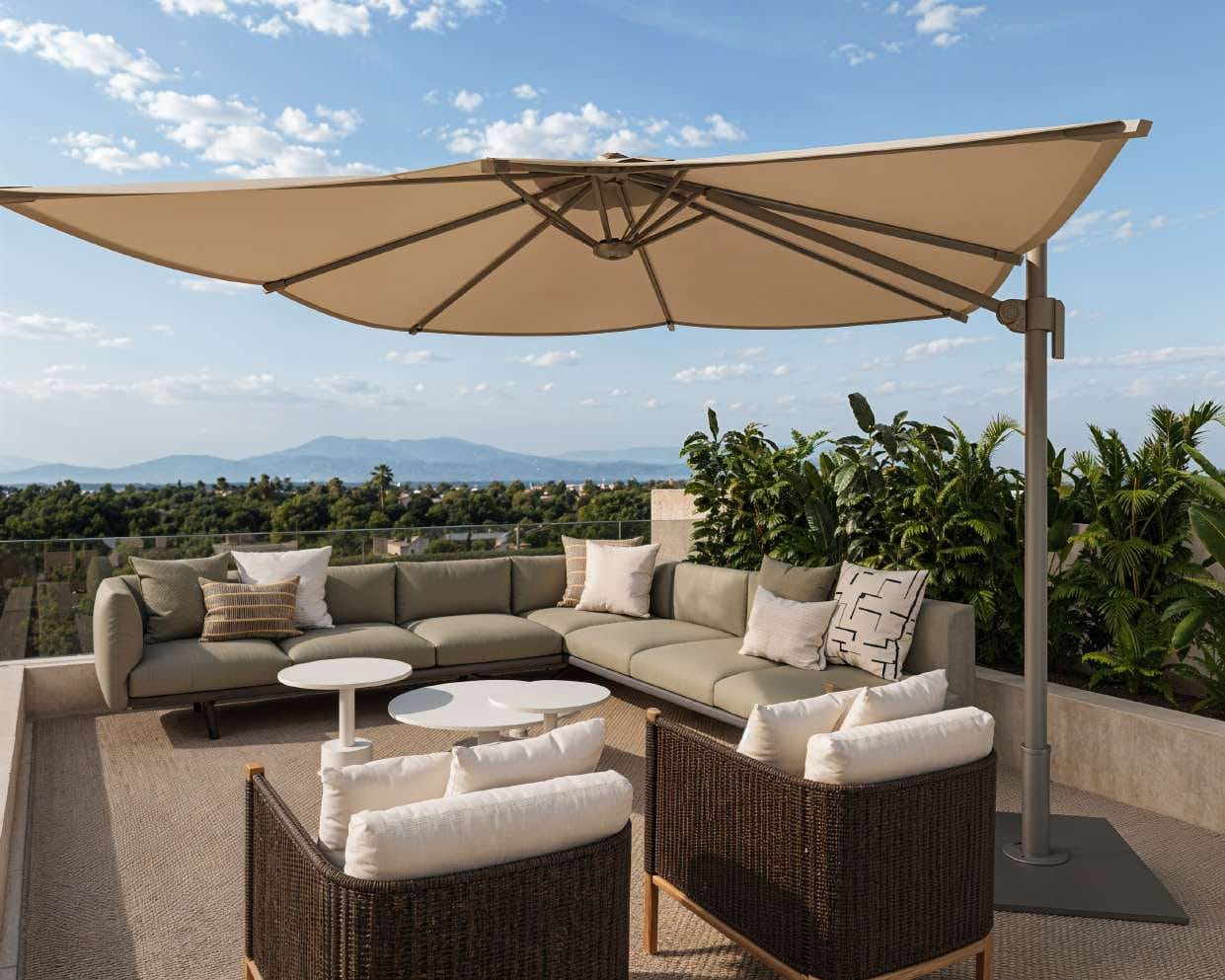 Rooftop solarium
